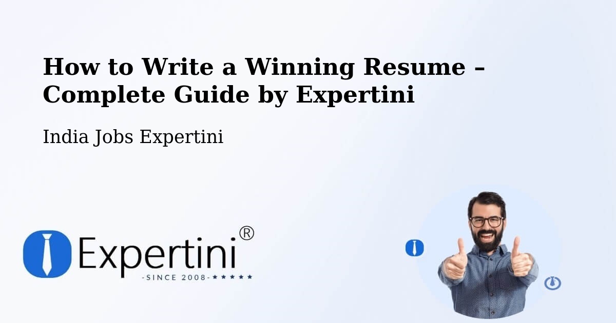 Resume Writing Guide for Job Seekers – Tapi - Tapi, India Jobs Expertini